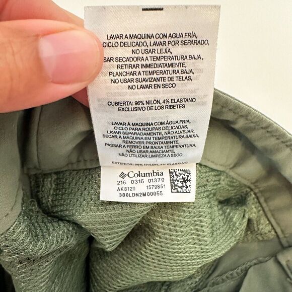 Columbia Omni-Shield Women's Saturday Trail Convertible Pants Green Sz 8 Short - Picture 12 of 15